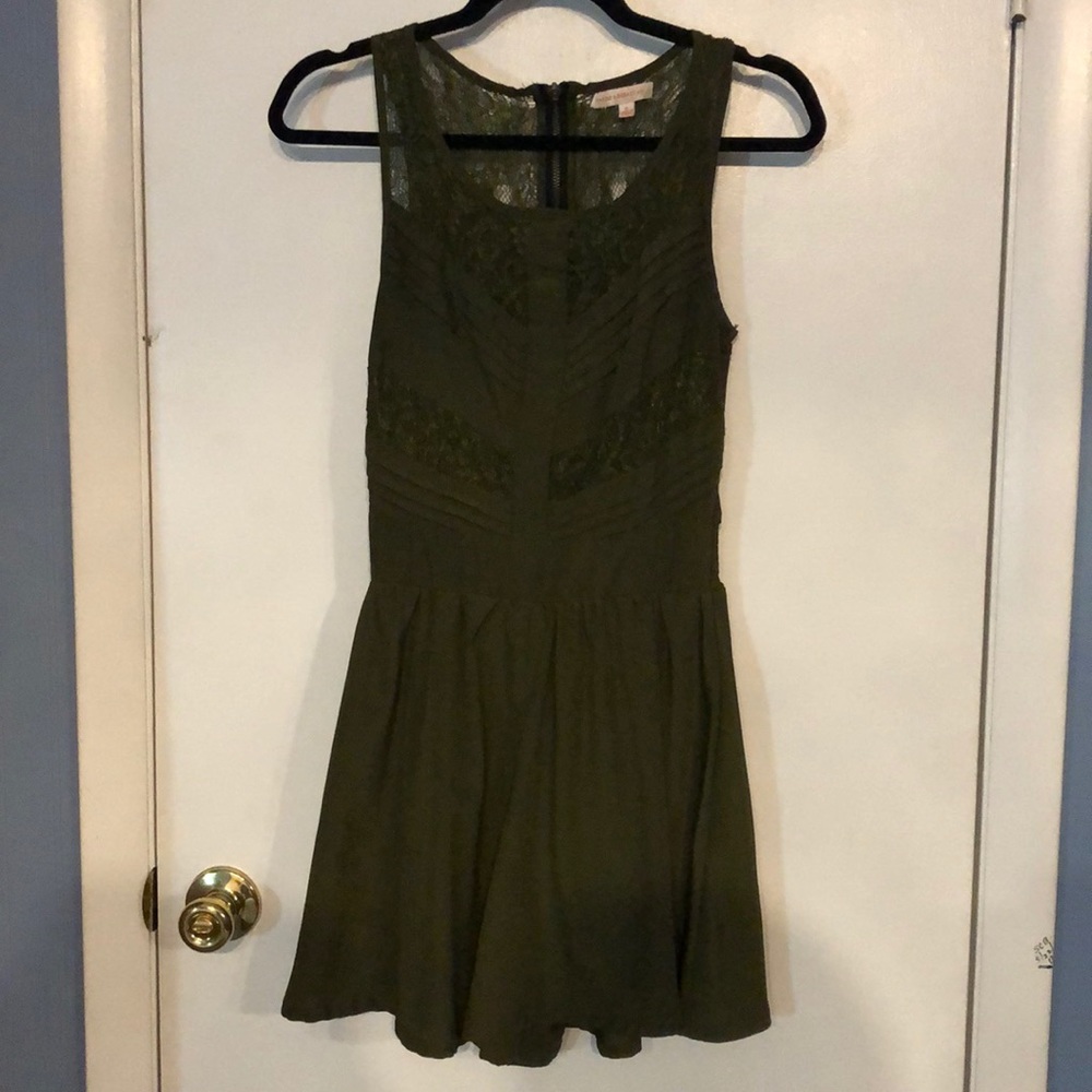 Dark olive romper